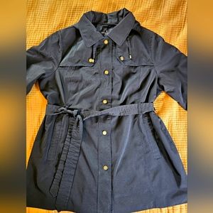 London Fog hooded raincoat